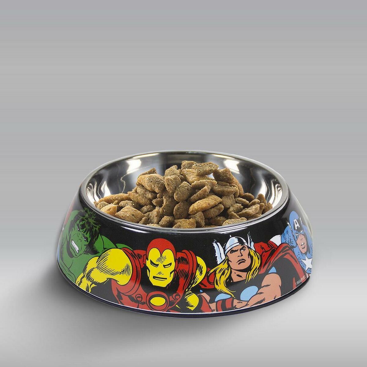 Karmnik dla psów Marvel Melamina 410 ml Czerwony Metal